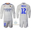 Maglia da Calcio a Maniche Lunghe Real Madrid Marcelo 12 Casa 2021-22 per Bambino